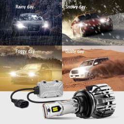 NOVSIGHT N67EP Series LED Car Headlight Bulbs H11 H8 H9 Canbus Car Lamp 6500K 140W 55000LM Super Bright For Universal Auto Model
