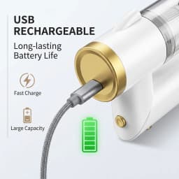 Q8 Foldable Wireless Car Vacuum Cleaner Rechargeable Handheld Mini Vacuum Cleaner High Power Strong Suction Portable For Car Household Home Cleaning