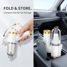 Q8 Foldable Wireless Car Vacuum Cleaner Rechargeable Handheld Mini Vacuum Cleaner High Power Strong Suction Portable For Car Household Home Cleaning