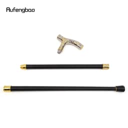 Golden White Eagle Head Flower Totem Relief Walking Cane Fashion Walking Stick Gentleman Crosier Knob Walking Stick 93cm