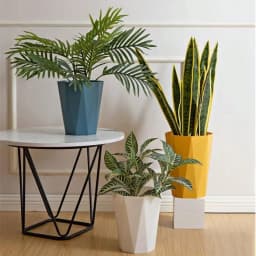 2-Pack Nordic-Style Octagonal Trash Bin, Geometric Plastic Waste Basket With Frosted Finish, Open-Top Small Trash Can, Suitable For Home, Office, Bathroom, Kitchen, And Bedroom