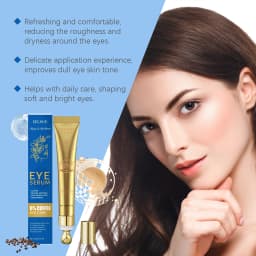 Retinol Eye Serum Coffee Extract Hydrates Dark Circles Moisturizes Dryness Soothes Discomfort Firms Skin Smooths Fine Lines Delicate Eye Care Essence