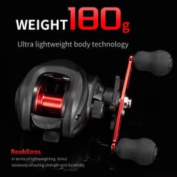 ROOBLINOS AC Spinning Reel, 6.3:1 High Speed Gear Ratio, 8kg Max Drag, Smooth Powerful Fishing Reel for Fresh & Saltwater