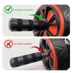 Ab Roller Wheel and Knee Mat, Abs Workout Equipment for Abdominal & Core Strength Training, Home Gym Fitness Exercise Wheels for Women Men, Abdominal Wheel