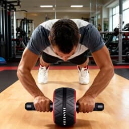 Ab Roller Wheel and Knee Mat, Abs Workout Equipment for Abdominal & Core Strength Training, Home Gym Fitness Exercise Wheels for Women Men, Abdominal Wheel