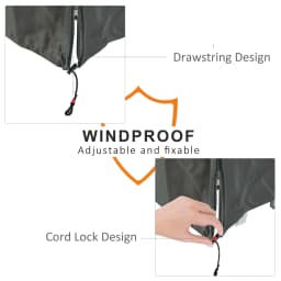 81" x 49" x 65" All Weather Garden Swing Chair Cover Waterproof Protector