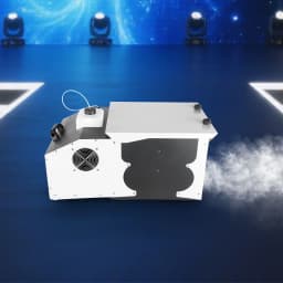3000W Low‑Lying Fog Machine Ground Smoke Effect Machine Remote & DMX512 Control 110V Stage Fogger for Wedding Party Disco DJ Performance with Wheels