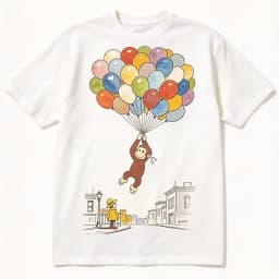 Curious George Ether T-Shirt, Animal Tee, Cartoon Tshirt, Gifts Shirt, Unisex Vintage Graphic Tees Gothic Grunge Y2k Emo Scene Amity Affliction Style Clothes Men Women Streetwear