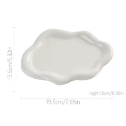 Jewelry Storage Tray Creative Cloud Shapes Plastic Trays Electroplated Jewelry Earrings Ring Display Plates Photo Props for Wome