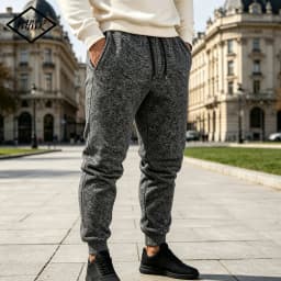 Men Sweatpants Y2K Street Style Loose Straight Leg Fashion Casual Trousers Stretchy Fabric Anti-Wrinkle Easy Care Daily Wear Pants