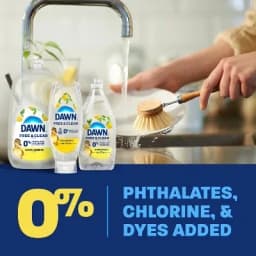 Dishwashing Liquid Easy Squeeze Bottle Lemon Scent for Everyday Dish Cleaning