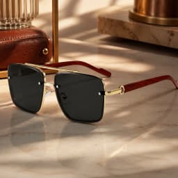 New Vintage Square Sunglasses Women Men Metal Frame Rectangle Sun Glasses Female Eyewear Sunglasses for Male Female Eyeglasses Double beam sunglasses