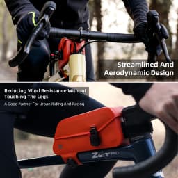 Rhinowalk Bike Top Tube Bag With Magnetic Flap&Dial Closure System Waterproof For MTB Road Gravel Bike Bikepacking Cycling