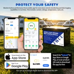 12V Lifepo4 320Ah Battery With 4S 200A Smart BMS 8000+ Cycles Brand New Lithium Iron Phosphate Cell Pack APP Monitoring Grade A Rechargeable LFP Batteries DIY 12V 24V For RV Marine Yacht Outdoor Trolling Motors Camping Fast Shipping to the United States
