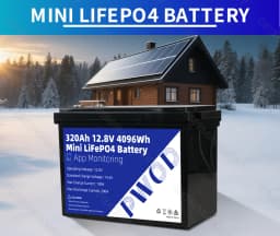 12V Lifepo4 320Ah Battery With 4S 200A Smart BMS 8000+ Cycles Brand New Lithium Iron Phosphate Cell Pack APP Monitoring Grade A Rechargeable LFP Batteries DIY 12V 24V For RV Marine Yacht Outdoor Trolling Motors Camping Fast Shipping to the United States