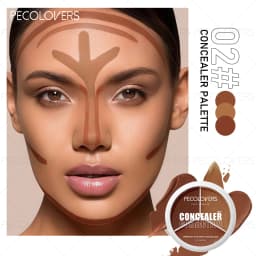 5PCS All-In-One Base Makeup Set,Contour Concealer Primer Combination Kit,Even Skin Tone,Moisturizing Comfort Wear,Smudge-Resistant,Rich Coverage,Ideal For Novices And Makeup Lovers