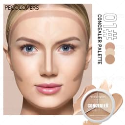 5PCS All-In-One Base Makeup Set,Contour Concealer Primer Combination Kit,Even Skin Tone,Moisturizing Comfort Wear,Smudge-Resistant,Rich Coverage,Ideal For Novices And Makeup Lovers