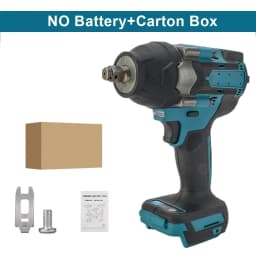 1/2 inch Brushless Electric Wrench 1800N.M Cordless Impact Wrench Screwdriver Power Tool for Makita 18V Battery Pin