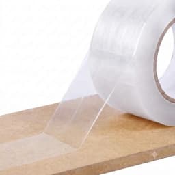 Strong Adhesive Clear Tape 9 Rolls 4.5cm Width 55 Yards Length Waterproof Transparent Packaging Roll