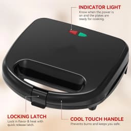 Sandwich Maker, 2-Slice Grilled Cheese Maker
