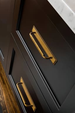 Goo-Ki 2 Pack Cabinet Pulls Handles with Back Plate Spacer, Antique Brass Zinc Alloy Kitchen Hardware for Bar Drawer