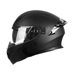 Crown Racing TQ901 Modular Motorcycle Helmet Black/Blue/Purple DOT Certified Street Legal Motorcycle Helmet