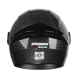 Crown Racing TQ901 Modular Motorcycle Helmet Black/Blue/Purple DOT Certified Street Legal Motorcycle Helmet