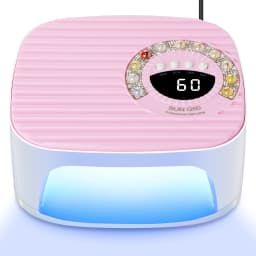 LIMEGIRL Nail UV Lamp 45LEDs Professional Nail Dryer Rapid Cure Lamp for Nails Phototherapy Light for Manicure Salon Acrylic Gel Art Quick Drying Tools