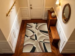 Modern Abstract Geometric Pattern Carpet Non-Slip Floor Mat Living Room Bedroom Home Decoration Carpet