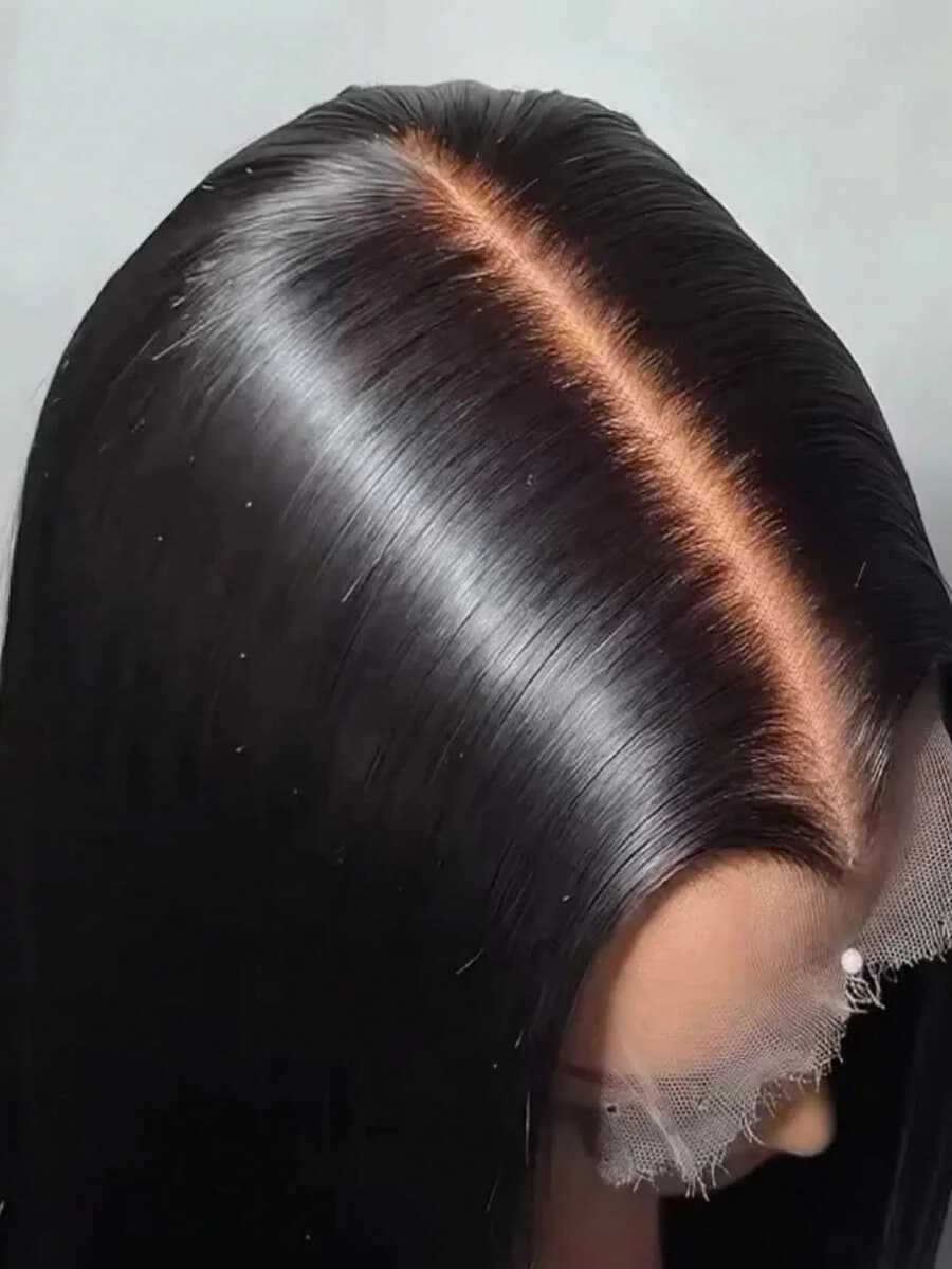 16-42 Inch 13*4 13*6 HD Lace Closure Wigs Put On And Go Bone Straight Glueless Long Virgin Human Hair Wig Brazilian Silk Straight Human Hair Wig 250% Density Pre Plucked Pre Cut Beginners Friendly No Glue 3s Wear And Go For Beginners Valentine's Day