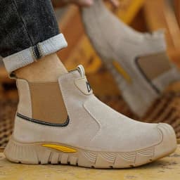Wear Resistant Durable Steel Toe Work Shoes for Men Women Impact Resistant Steel Toe Cap Lightweight Comfortable Industrial Safety Sneakers All Seasons Construction Footwear Full Sizes Available Perfect Father’s Day Gift for Hard Workers