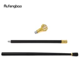 Transparent Glass Ball Steampunk Walking Cane Fashion Decorative Walking Stick Gentleman Luxury Crosier Knob Walking Stick 97cm
