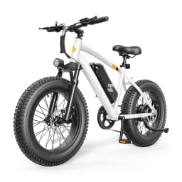 Hopepeak F10 Fat Tire Electric Bike for Adults, 20"×4.0" Fat Tire Electric Mountain Bike, Peak 1200W 48V 10.4Ah,  28MPH 55 Miles  Electric Bicycle, 7-Speed