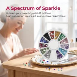 Professional Bulk Nail Art Kit with 500 Tips & 42 Glitters, Acrylic & UV Gel Salon Supplies Set with UV Lamp, Acrylic Liquid Powder, Rhinestone Wheels, Nail Tech Wholesale, Student Refill