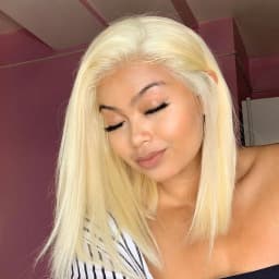 Human Hair Lace Front Wig 613 Honey Blonde Straight Bob 13x6 Lace Frontal Pre Plucked With Baby Hair 200 Density Glueless Wigs