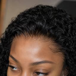 TIMOPOL 10 Inch Short Curly Bob Jerry Curly Human Hair Wig 13x4 Lace Front, #1B Natural Black Glueless Wig Pre Plucked Hairline with Baby Hair for Black Women Daily Party
