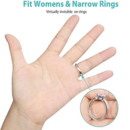 12Pcs 1 Set Ring Adjustment Pad Ring Size Adjuster Fixed Reduction Pad Invisible Ring Holder Retainer Shrinker for Large Rings