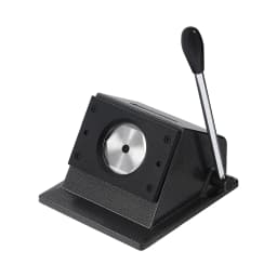2.74in Punch Die Cutter, 8.3x7in Stable Base, Long Lever Handle 10.8in, Built-in Limit Port Anti-Overpressure, for Badge Medal Making, Paper Photo Cardboard Cutting