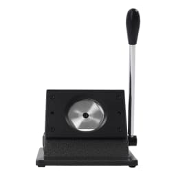 2.74in Punch Die Cutter, 8.3x7in Stable Base, Long Lever Handle 10.8in, Built-in Limit Port Anti-Overpressure, for Badge Medal Making, Paper Photo Cardboard Cutting