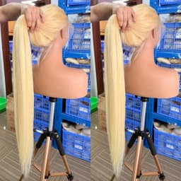 613 Colored Human Hair Wigs Blonde 13x4 HD Lace Front Wigs 200% 220% Density 13x6 Transparent Lace Frontal Wig Pre Plucked With Natural Hairline 360 Full Lace Wig