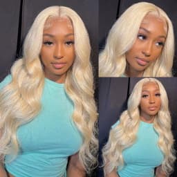 Transparent Lace Front Wig 613 Blonde Body Wave13x4 13x6 360 Lace Frontal Wigs 180 200 220 Density Brazilian Human Hair Wig Pre Plucked Brazilian Remy Hair Wigs