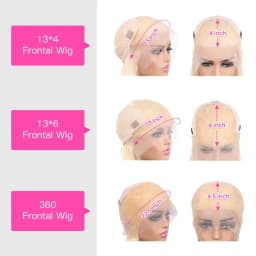 Transparent Lace Front Wig 613 Blonde Body Wave13x4 13x6 360 Lace Frontal Wigs 180 200 220 Density Brazilian Human Hair Wig Pre Plucked Brazilian Remy Hair Wigs
