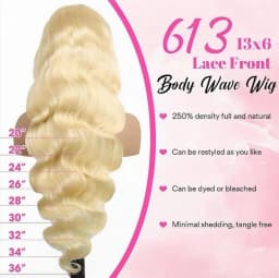 Transparent Lace Front Wig 613 Blonde Body Wave13x4 13x6 360 Lace Frontal Wigs 180 200 220 Density Brazilian Human Hair Wig Pre Plucked Brazilian Remy Hair Wigs