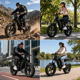 All‑Terrain Fat Tire Ebike for Adults 1500W Peak Motor 35MPH Max Speed 50Mile Assist Range Full Suspension E‑Bicycle