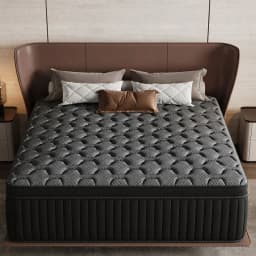 Mattress, 8 10 12 14 Size, Single, Double, King Queen, Large Bed Size, Memory Foam Blend Mattress, With Ergonomic Independent S