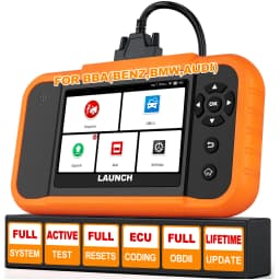 LAUNCH X431 Creader Elite 2.0 BBA ECU Coding Active Test for BMW for Benz for Audi Car Diagnostic Tool obd scanner Lifetime Free