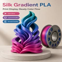 300g Rainbow PLA Filament 1.75mm 3D Printer Filament Heavy Neon Color Gradient Multi-Color Shiny Glossy Mini Spool Easy Printing