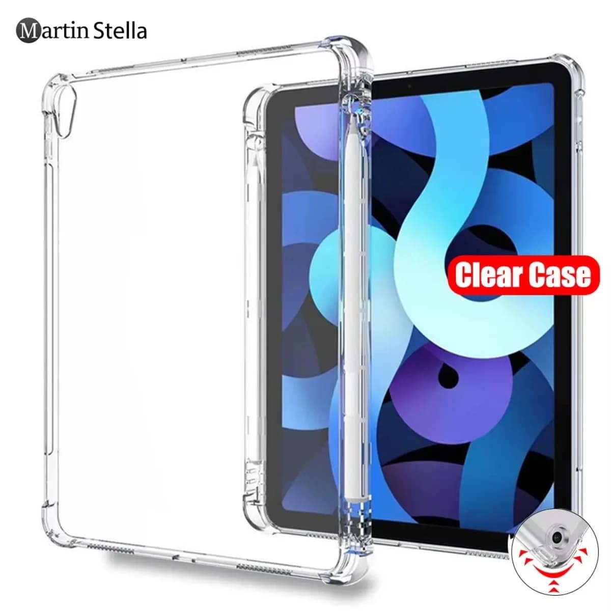 Clear Shockproof Case for iPad (A16) 11th Generation Soft TPU Ultra Slim Protective Tablet Cover For iPad 10th Gen 10.9 Inch