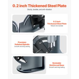 SucceBuy Pipe Notcher 1/2 to 2-inch Tubing Notcher with 0 to 60° Adjustable Angle Pipe and Tube Notching Tool for Repair Shops