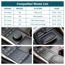 Wireless CarPlay for Lexus RX 2016-2019, with Android Auto Mirror Link AirPlay Car Play Functions